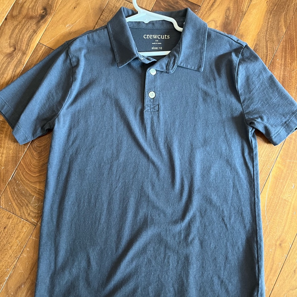 Crewcuts Blue Polo Shirt Classic Style